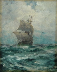 Clipper at sea - Roger Hopkin