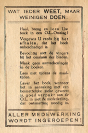 label uit S. Vestdijk's Lier en Lancet