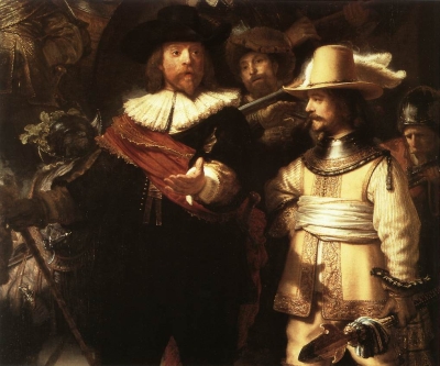 Detail Nachtwacht - Willem van Ruytenburg en Frans Banning Cocq